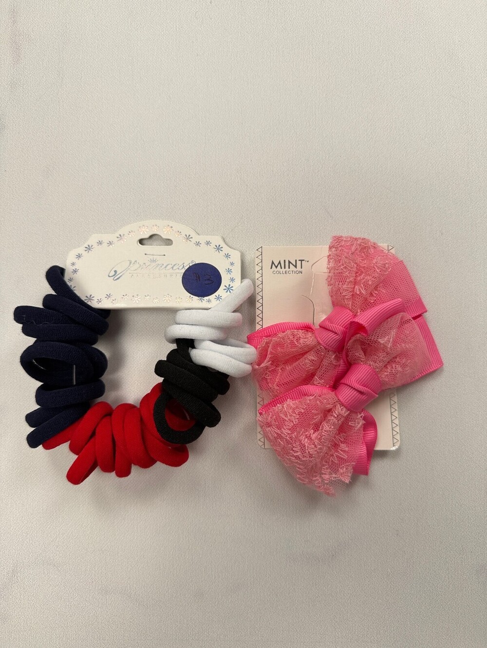 Princess Accessories Mint Collection Hair Tie Scrunchie Set Bundle of 2
